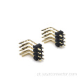 2,54 mm de cabeçalho de pino duplo ângulo reto